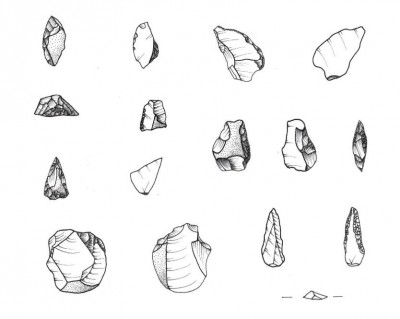 Figure 4. Lithic industry. Drawings by author.